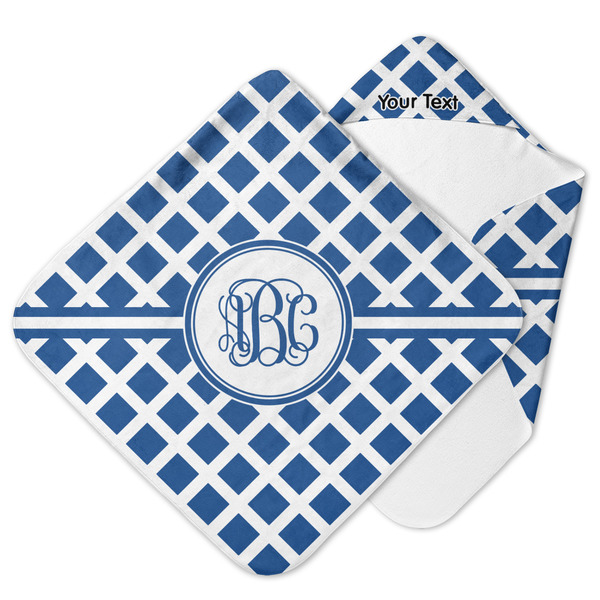 Custom Diamond Hooded Baby Towel (Personalized)