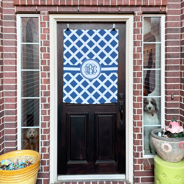 Diamond House Flags - Double Sided - (Over the door) LIFESTYLE