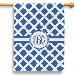 Diamond 28" House Flag - Double Sided (Personalized)
