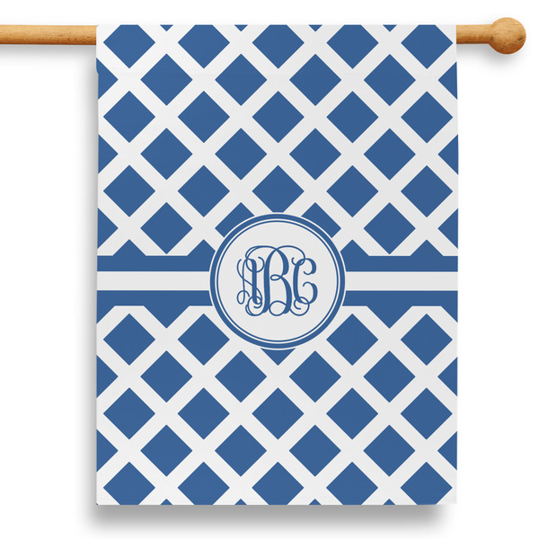Custom Diamond 28" House Flag (Personalized)