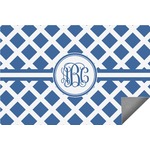 Diamond Indoor / Outdoor Rug - 6'x8' w/ Monogram