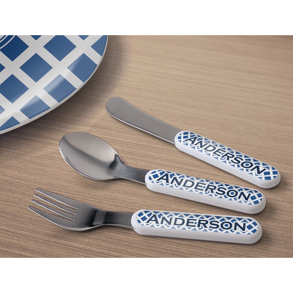 Diamond Kids Flatware w/ Plate