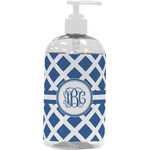 Diamond Plastic Soap / Lotion Dispenser (16 oz - Large - White) (Personalized)