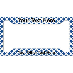 Diamond License Plate Frame - Style A (Personalized)