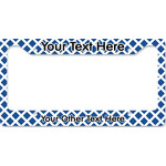 Diamond License Plate Frame - Style B (Personalized)