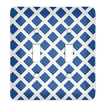 Diamond Light Switch Cover (2 Toggle Plate)