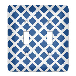 Diamond Light Switch Cover (2 Toggle Plate)