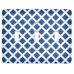 Diamond Light Switch Cover (3 Toggle Plate)