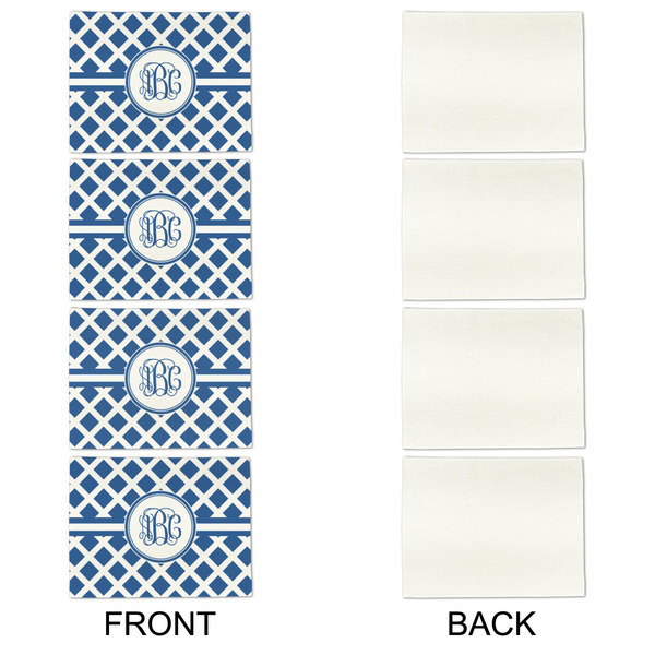 Diamond Linen Placemat - APPROVAL Set of 4 (single sided)