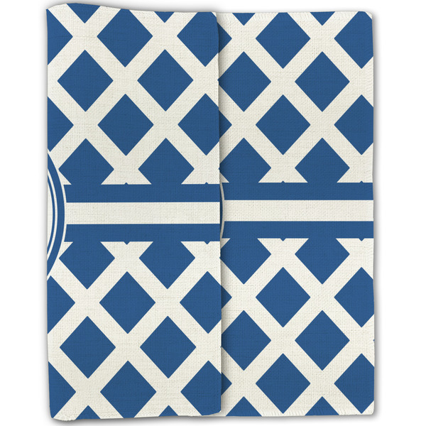 Diamond Linen Placemat - Folded Half (double sided)