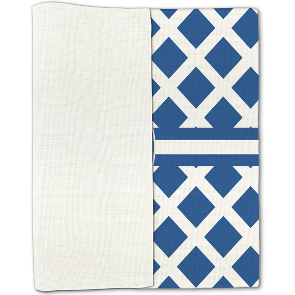 Diamond Linen Placemat - Folded Half