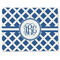 Diamond Single-Sided Linen Placemat - Single w/ Monogram
