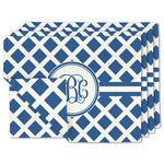 Diamond Linen Placemat w/ Monogram