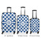 Diamond Luggage Bags all sizes - With Handle