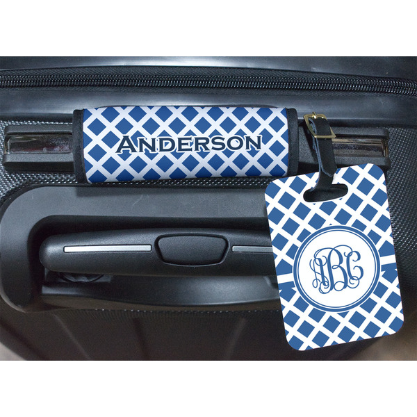 Diamond Luggage Wrap & Tag