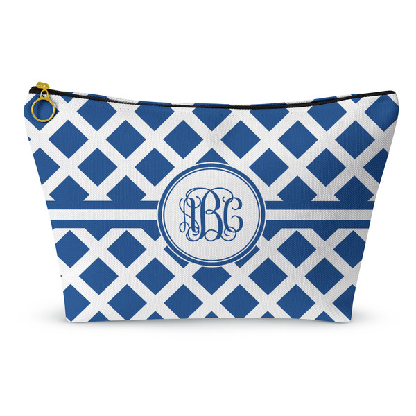Custom Diamond Makeup Bag - Large - 12.5"x7" (Personalized)