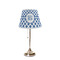 Diamond Poly Film Empire Lampshade - On Stand