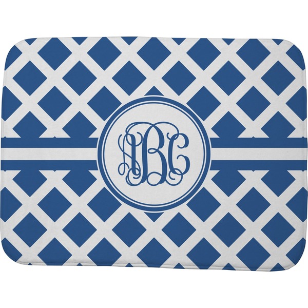 Diamond Memory Foam Bath Mat 48 X 36