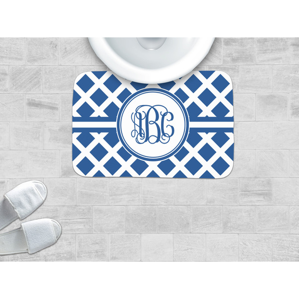 Diamond Memory Foam Bath Mat - LIFESTYLE