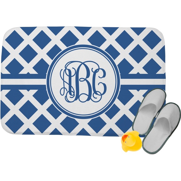 Custom Diamond Memory Foam Bath Mat (Personalized)
