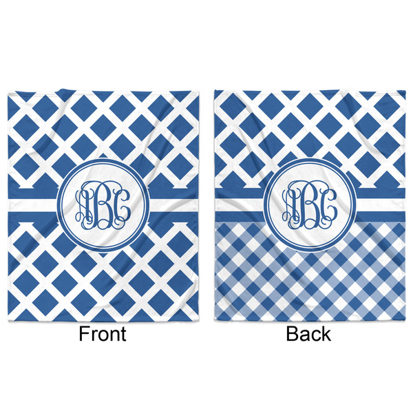 Diamond Minky Blanket - 50"x60" - Double Sided - Front & Back