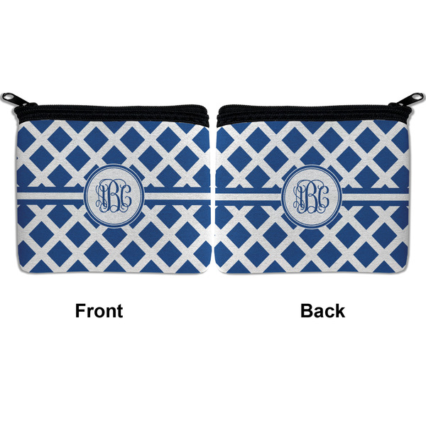 Diamond Neoprene Coin Purse - Front & Back (APPROVAL)