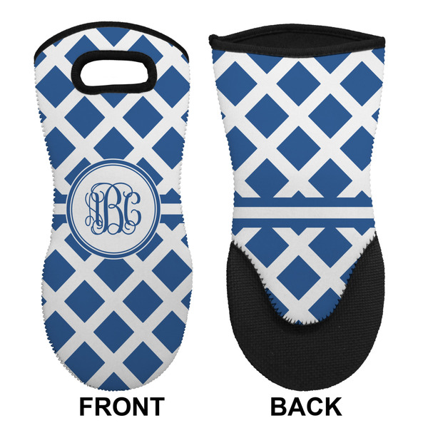 Diamond Neoprene Oven Mitt (Front & Back)