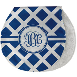 Diamond Burp Pad - Velour w/ Monogram