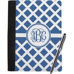 Diamond Notebook Padfolio - Large w/ Monogram