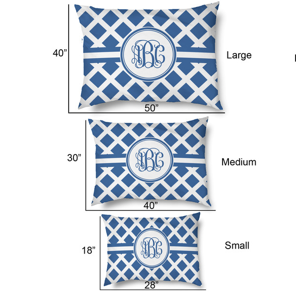 Diamond Outdoor Dog Beds - SIZE CHART