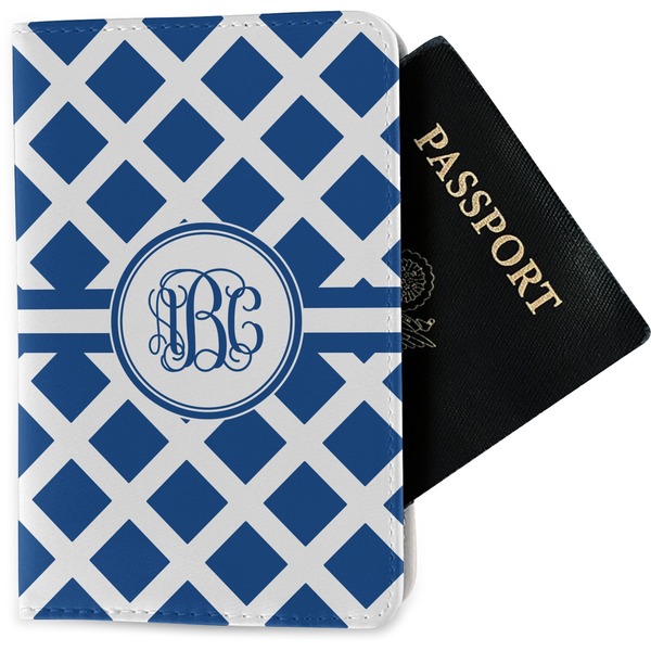 Custom Diamond Passport Holder - Fabric (Personalized)