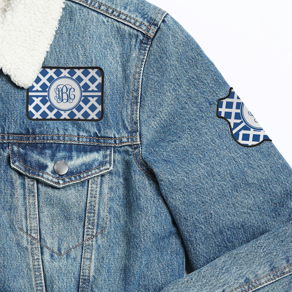 Diamond Patches Lifestyle Jean Jacket Detail