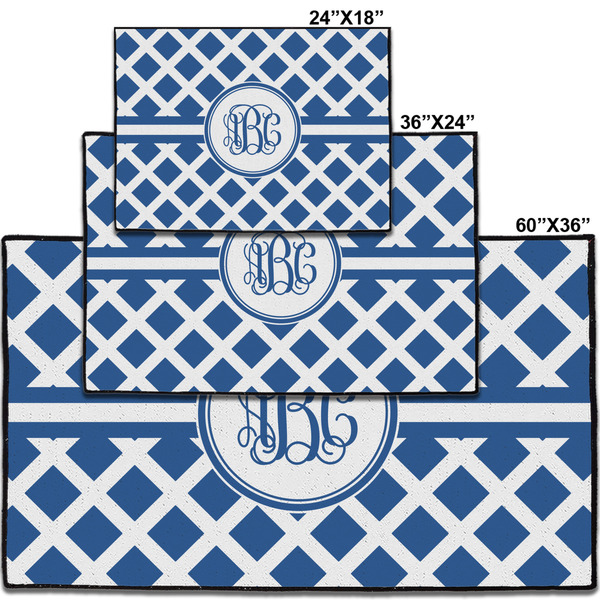 Diamond Personalized Door Mat - Group Parent IMF