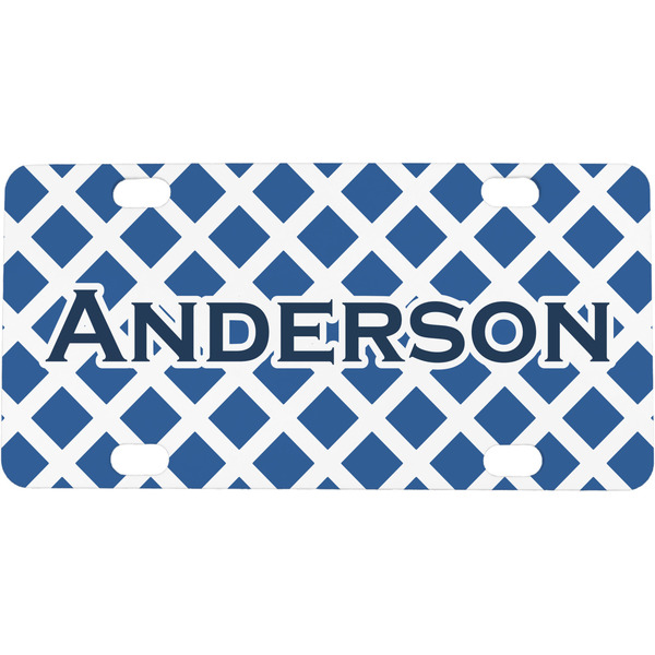 Custom Diamond Mini/Bicycle License Plate (Personalized)