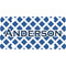 Diamond Mini/Bicycle License Plate (Personalized)