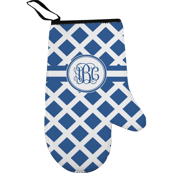 Diamond Personalized Oven Mitts