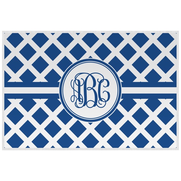 Custom Diamond Laminated Placemat w/ Monogram