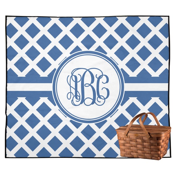 Custom Diamond Outdoor Picnic Blanket (Personalized)