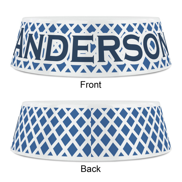 Diamond Plastic Pet Bowls - Small - APPROVAL