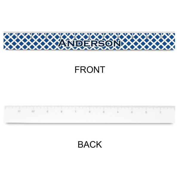 Diamond Plastic Ruler - 12" - APPROVAL
