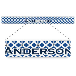 Diamond Plastic Ruler - 12" (Personalized)