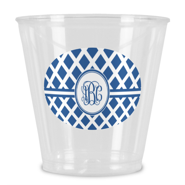 Custom Diamond Plastic Shot Glass (Personalized)