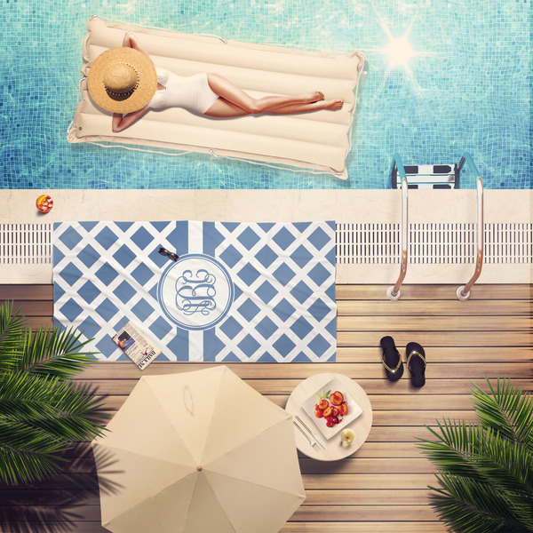 Diamond Pool Towel Lifestyle