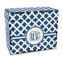 Diamond Wood Recipe Box - Full Color Print (Personalized)