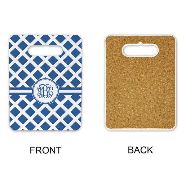 Diamond Rectangle Trivet with Handle - APPROVAL