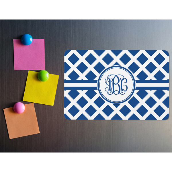 Diamond Rectangular Fridge Magnet - LIFESTYLE