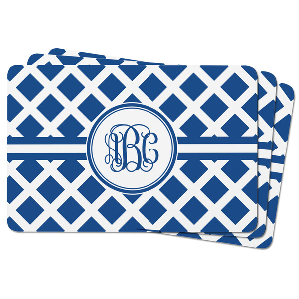 Diamond Rectangular Fridge Magnet - THREE