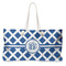 Diamond Large Rope Tote Bag - Front View