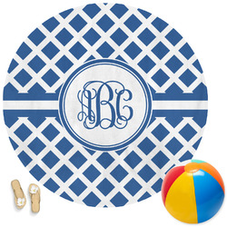 Diamond Round Beach Towel (Personalized)