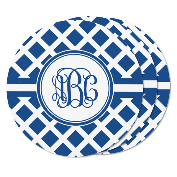 Diamond Round Fridge Magnet - THREE